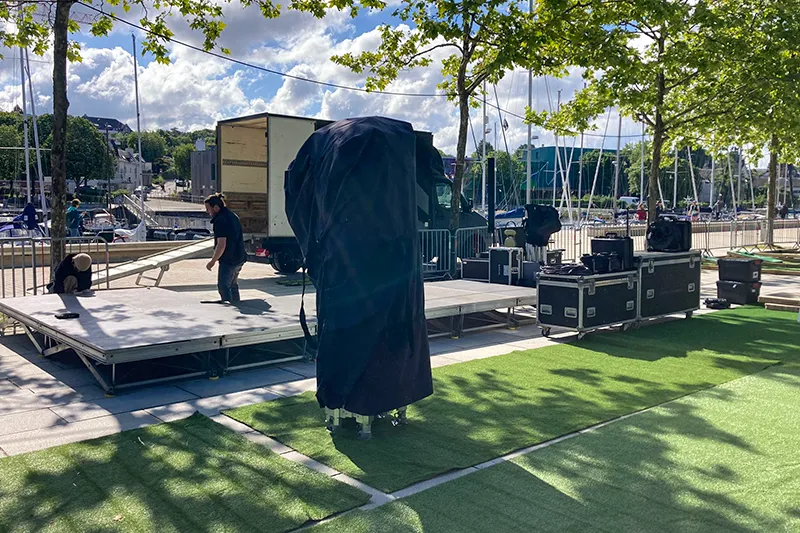 Installation de Fan zone