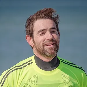 Olivier Martin, professeur de l'école de surf Heenalu